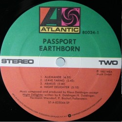 Passport – Earthborn, LP, Atlantic 07567800341
