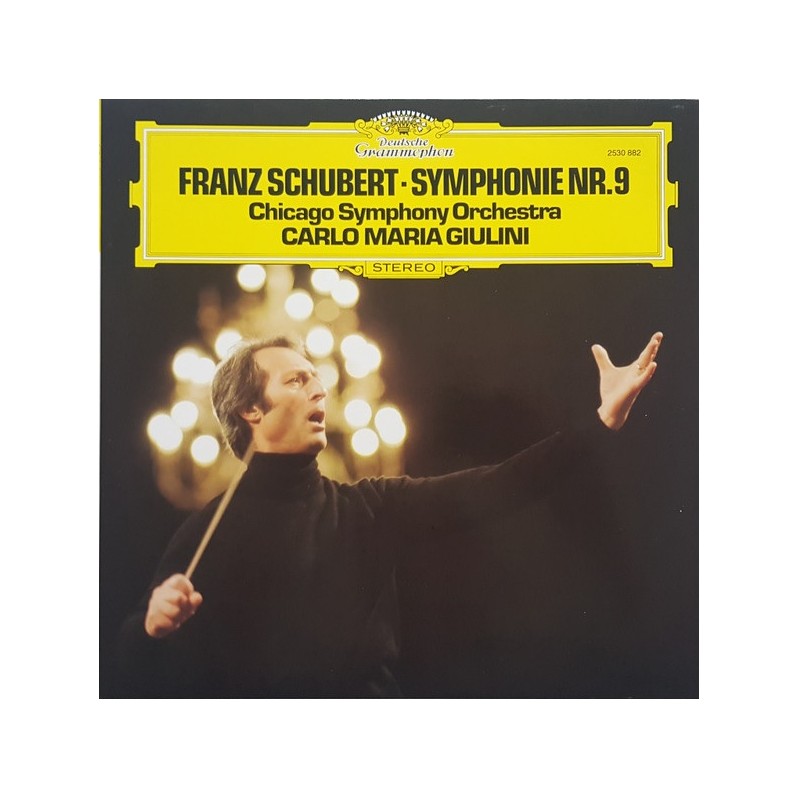 Schubert: Symphonie Nr. 9, Chicago Symphony Orch., Carlo Maria Giulini, LP, Deutsche Grammophon 2530-882