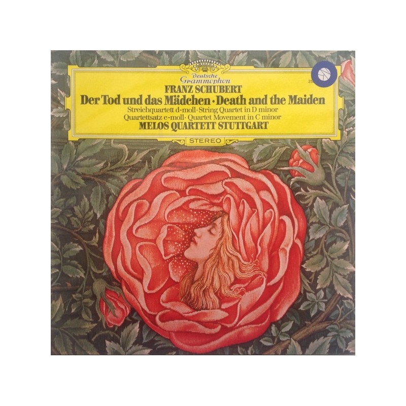 Schubert, Der Tod Und Das Mädchen (Streichquartett D-Moll / Quartettsatz C-Moll), Melos Quartett Stuttgart, LP, DG 2530-533
