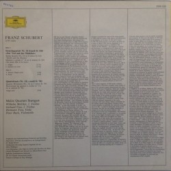 Schubert, Der Tod Und Das Mädchen (Streichquartett D-Moll / Quartettsatz C-Moll), Melos Quartett Stuttgart, LP, DG 2530-533
