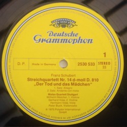 Schubert, Der Tod Und Das Mädchen (Streichquartett D-Moll / Quartettsatz C-Moll), Melos Quartett Stuttgart, LP, DG 2530-533