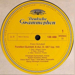 Franz Schubert: Forellenquintett - Notturno, LP, Deutsche Grammophon 136-488