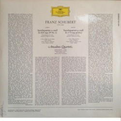 Franz Schubert: Streichquartette A-Moll D. 804 Und G-Moll D. 173, Amadeus-Quartett, LP, Deutsche Grammophon 139-194