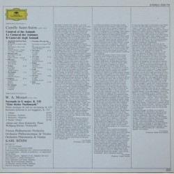 Saint-Saëns/Mozart: Carnaval Des Animaux/Eine Kleine Nachtmusik, Alfons & Aloys Kontarsky, Vienna Philh., Böhm, LP, DG 2530-731