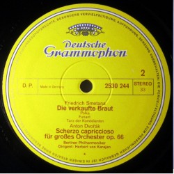 Weber/Berlioz/Liszt/Smetana/Dvořák: Invitation To The Dance, Herbert von Karajan, Berliner Philharmoniker, LP, DG 2530-244