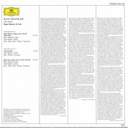 Ravi Shankar – Ragas Hameer & Gara, LP, Deutsche Grammophon 2531-216