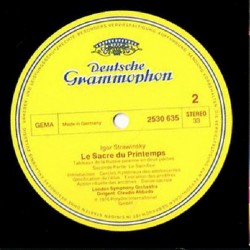Igor Stravinsky: Le Sacre Du Printemps, London Symphony Orchestra, Abbado, LP, Deutsche Grammophon 2530-635