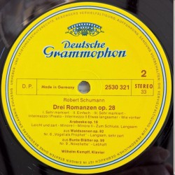 Brahms / Schumann: Balladen Op. 10 / Romanzen, Wilhelm Kempff, LP, Deutsche Grammophon 2530-321
