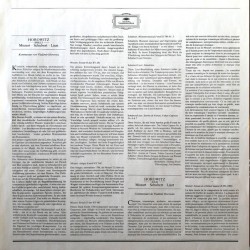 Horowitz – Horowitz At Home, LP, Deutsche Grammophon 427-772-1