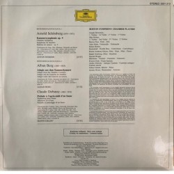 Debussy/Berg/Schönberg: Prélude À L'après-midi D'un Faune/Adagio/Kammersymphonie Op. 9, LP, DG 2531-213