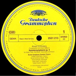 Debussy/Berg/Schönberg: Prélude À L'après-midi D'un Faune/Adagio/Kammersymphonie Op. 9, LP, DG 2531-213