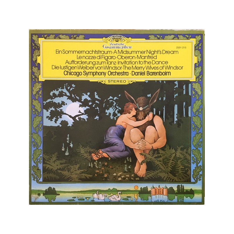 Daniel Barenboim: A Midsummer Night's Dream/Le Nozze di Figaro/Oberon/Manfred/Invitation To The Dance, LP, DG 2531-215