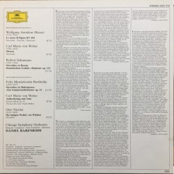 Daniel Barenboim: A Midsummer Night's Dream/Le Nozze di Figaro/Oberon/Manfred/Invitation To The Dance, LP, DG 2531-215