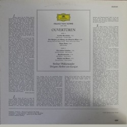 Suppé: Ouvertüren - Leichte Kavallerie - Pique Dame - Die Schöne Galathée, Berliner Philharmoniker, Karajan, LP, DG 2530-051