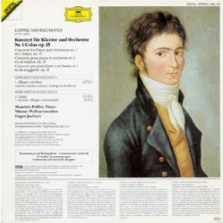 Ludwig van Beethoven: Piano Concerto No.1, Wiener Philharmoniker, Maurizio Pollini, Eugen Jochum, LP, DG 2532-103
