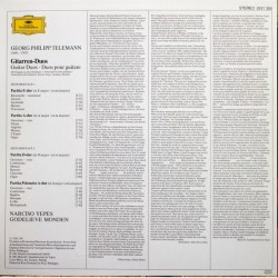 Georg Philipp Telemann: Gitarren-Duos, Narciso Yepes, Godelieve Monden, LP, Deutsche Grammophon 2531-350
