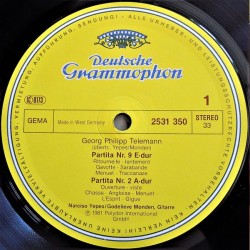 Georg Philipp Telemann: Gitarren-Duos, Narciso Yepes, Godelieve Monden, LP, Deutsche Grammophon 2531-350