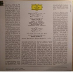 Johann Und Josef Strauss: An Der Schönen Blauen Donau - Melodien, Berliner Philharmoniker, Karajan, LP, DG 139-014-SLPM