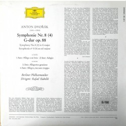 Dvořák: Symphonie Nr. 8 (4), Berliner Philharmoniker, Rafael Kubelik, LP, Deutsche Grammophon 139-181