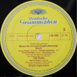 Bruckner: Te Deum, Gloria Aus Der F-Moll Messe, 150. Psalm, Berliner Philharmoniker, Jochum, LP, DG 139-399
