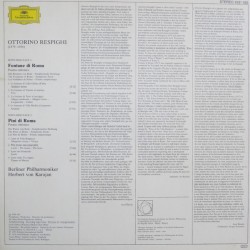 Ottorino Respighi: Fontane Di Roma - Pini Di Roma, Berliner Philharmoniker, Herbert von Karajan, LP, DG 2531-055