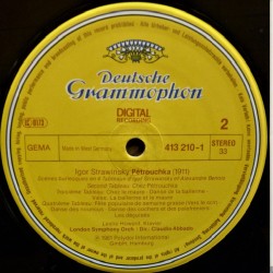 Stravinsky: Le Sacre Du Printemps, Petrouchka, L'Oiseau De Feu, The Firebird, Claudio Abbado, 2x LP, DG 028941320919