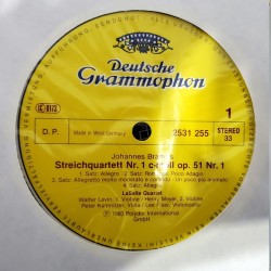 Johannes Brahms: Streichquartette Op.51, No. 1 & No. 2, LaSalle Quartet, LP, Deutsche Grammophon 2531-255