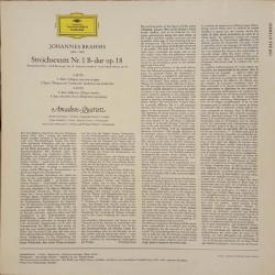 Brahms: Streichsextett Nr. 1 B-dur Op. 18, Amadeus-Quartett, Cecil Aronowitz, William Pleeth, LP, DG 139-353