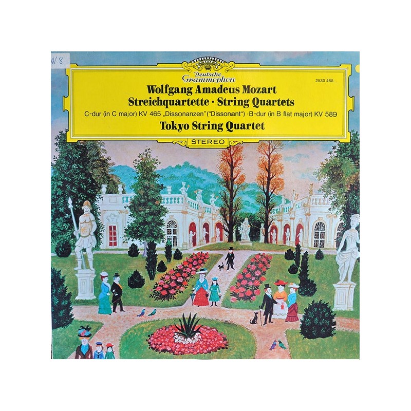 Mozart: Streichquartette C-dur KV 465 "Dissonanzen", B-dur KV 589, Tokyo String Quartet, LP, DG 2530-468