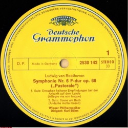 Ludwig Van Beethoven: Symphonie Nr. 6 "Pastorale", Wiener Philharmoniker, Karl Böhm, LP, DG 2530-142