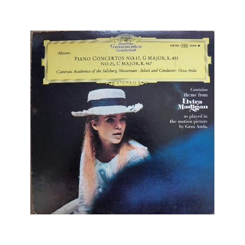 Mozart: Piano Concertos No.17, G Major K.453, No. 21, C Major. K.467, Salzburg Mozarteum, Anda, LP, DG 138-783