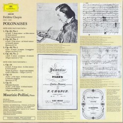 Chopin: Maurizio Pollini – Polonaises, LP, Deutsche Grammophon 2530-659