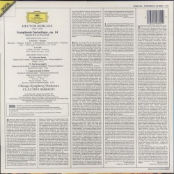 Hector Berlioz: Symphonie Fantastique, Chicago Symphony Orchestra, Claudio Abbado, LP, DG 410-895-1