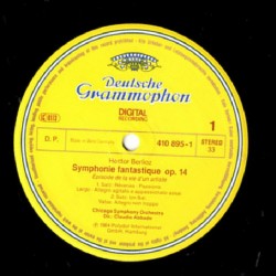 Hector Berlioz: Symphonie Fantastique, Chicago Symphony Orchestra, Claudio Abbado, LP, DG 410-895-1