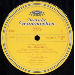 Bernstein: West Side Story, Kiri Te Kanawa, Carreras, Troyanos, Ollmann · Marilyn Horne, 2x LP gatefold, DG 415-253-1