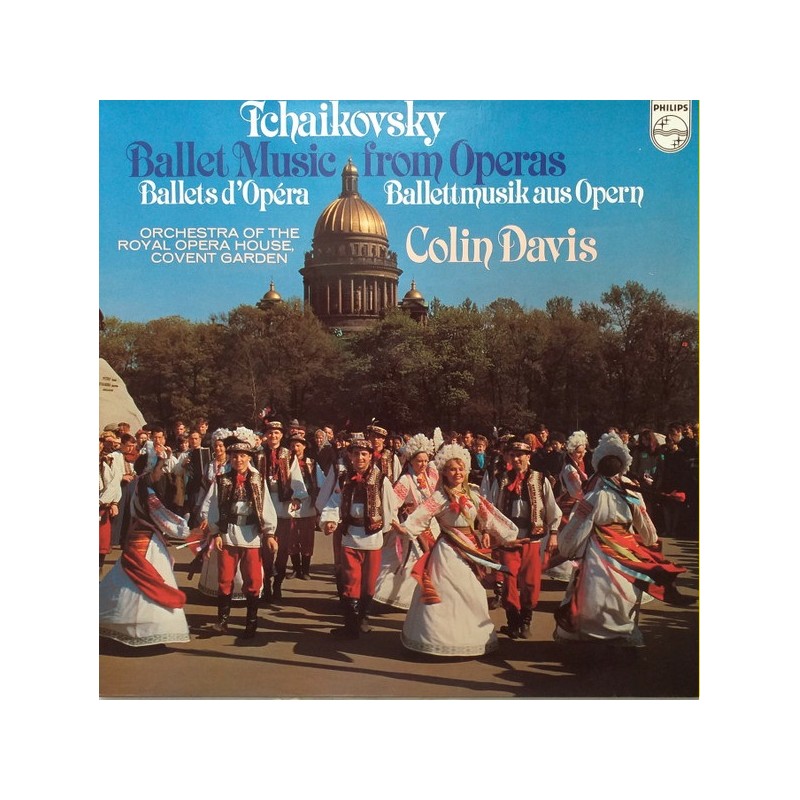 Tchaikovsky: Ballet Music From Operas, Orchestra Of The Royal Opera House, Colin Davis, LP, Philips 9500-508