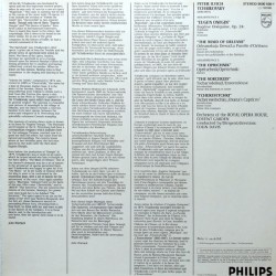 Tchaikovsky: Ballet Music From Operas, Orchestra Of The Royal Opera House, Colin Davis, LP, Philips 9500-508