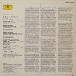 Gidon Kremer: Music For Violin & Orchestra, Beethoven, Schubert, London Symphony Orch., Tchakarov, LP, DG 2531-193