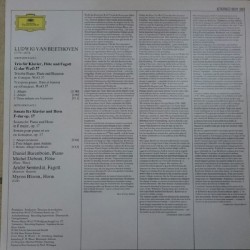 Beethoven: Sonate Für Klavier Und Horn/Trio Für Klavier, Flöte Und Fagott, Barenboim, Bloom, LP, DG 2531-293