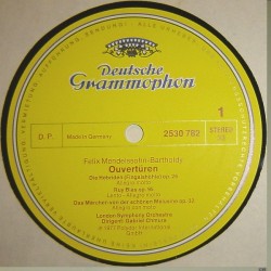 Felix Mendelssohn Bartholdy: Overtüren, A Midsummer Night's Dream, London Symphony Orch., Gabriel Chmura, LP, DG 2530-782