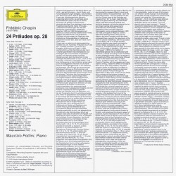 Chopin: 24 Préludes Op. 28, Maurizio Pollini, LP, Dutsche Grammophon 2530-550