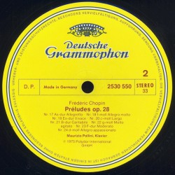 Chopin: 24 Préludes Op. 28, Maurizio Pollini, LP, Dutsche Grammophon 2530-550