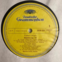 Frédéric Chopin: Études Op. 10 & Op. 25, Maurizio Pollini, LP, Deutsche Grammophon 2530-291
