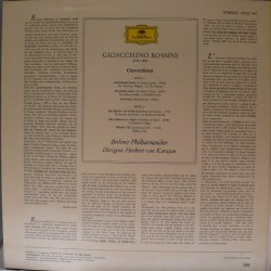 Rossini: Ouvertüren, Berliner Philharmoniker, Herbert von Karajan, LP, Deutsche Grammophon 2530-144