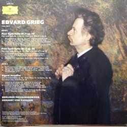 Edvard Grieg: Peer Gynt-Suiten 1 & 2 / Sigurd Jorsalfar, Berliner Philharmoniker, Karajan, LP, DG 2530-243