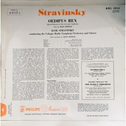 Stravinsky: Oedipus Rex , Narration by Jean Cocteau, Stravinsky, LP mono, Philips ABL-3054