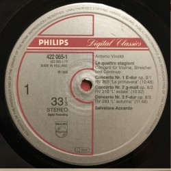 Vivaldi: Le Quattro Stagioni/Concerto Per 3 Violini/Per 4 Violini, Accardo, LP, EMI 028942206519