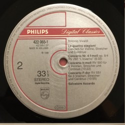 Vivaldi: Le Quattro Stagioni/Concerto Per 3 Violini/Per 4 Violini, Accardo, LP, EMI 028942206519