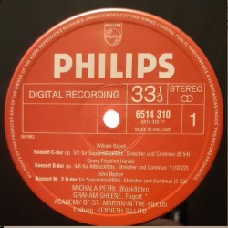 Händel/Babell/Baston: Michala Petri, Academy Of St. Martin-in-the-Fields, LP, Philips 6514-310