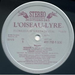 Mozart: Requiem, Academy Of Ancient Music, Christopher Hogwood, LP, L'Oiseau-Lyre 028941171214